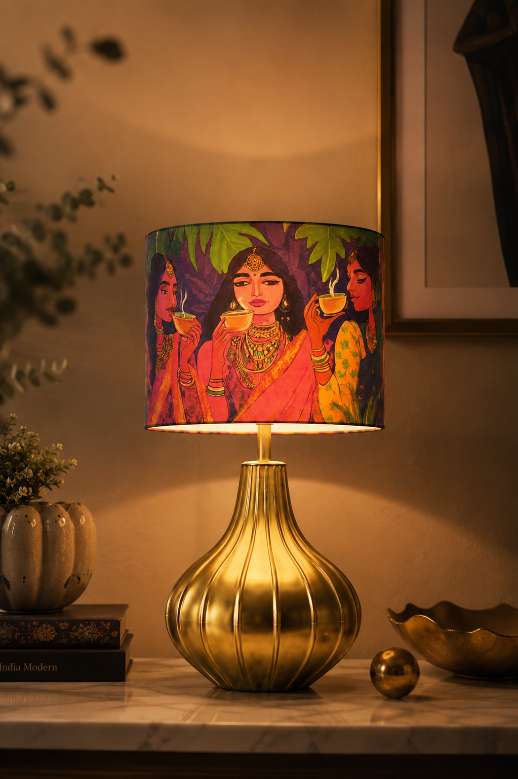 Gulaabi Sip  Table Lamp