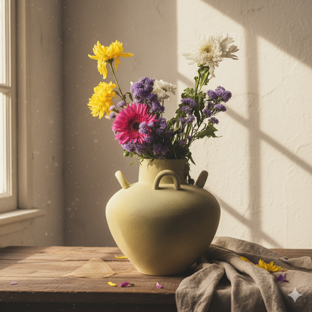 Orbis- Huge ceramic vase built to make a bold, luxurious statement in any space.