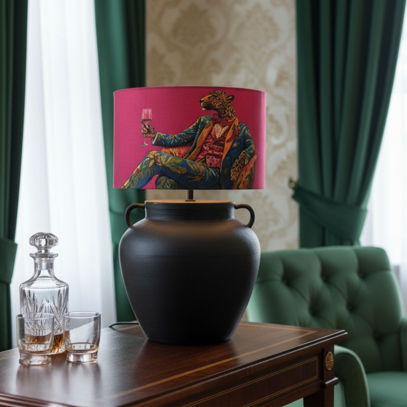 Wild & Wine Table Lamp