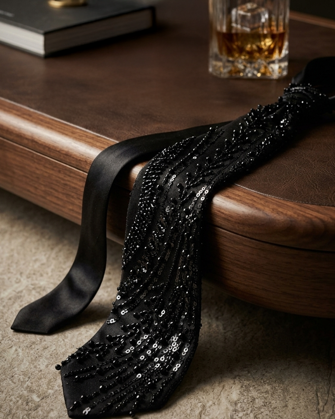 The Royal Sin - Hand-Embroidered Luxury Tie